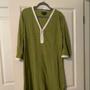 Green athleta tunic size large